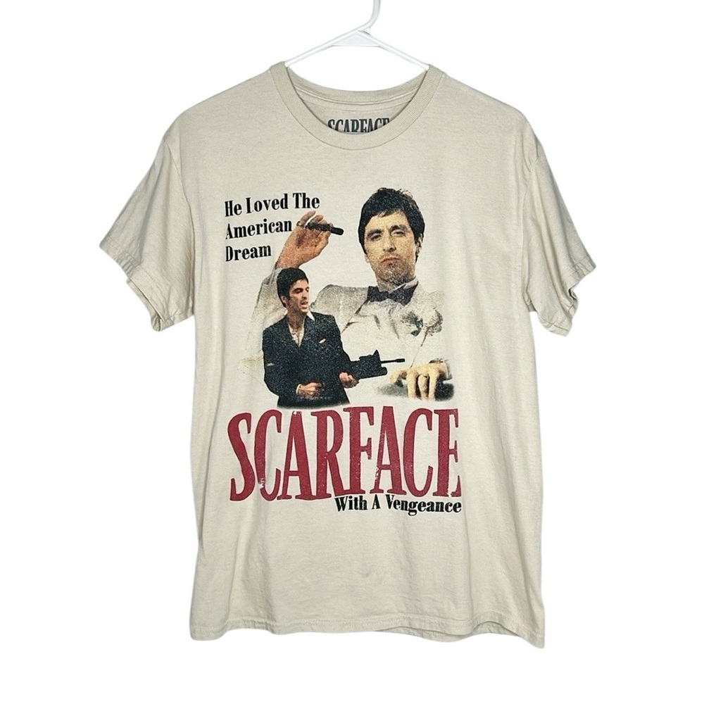 SCARFACE American Dream Graphic Print Tee size Medium